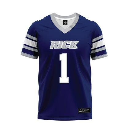 Rice - NCAA Football : Zach Cody - Blue Premium Football Jersey-0
