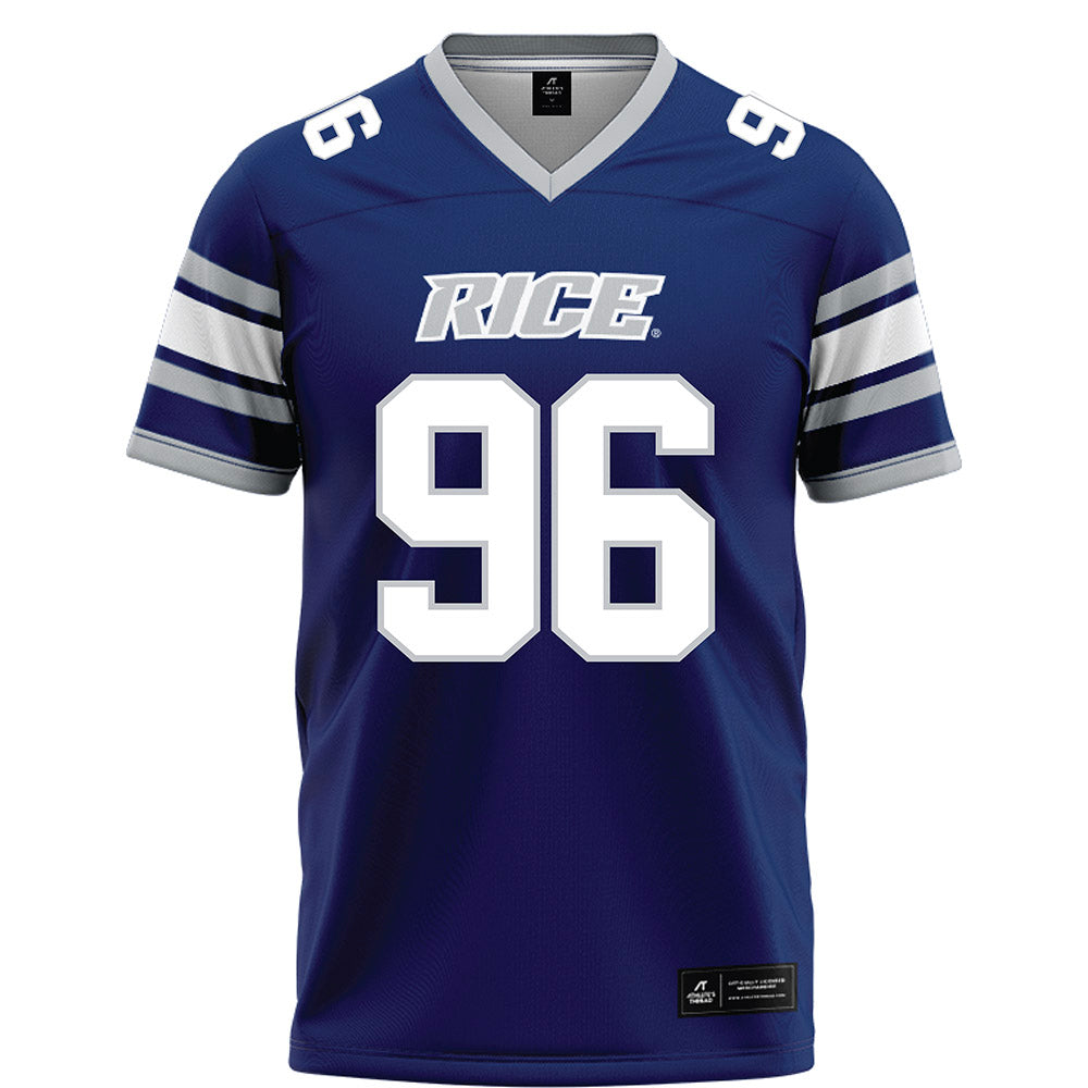 Rice - NCAA Football : Dillan Botts - Blue Football Jersey-0