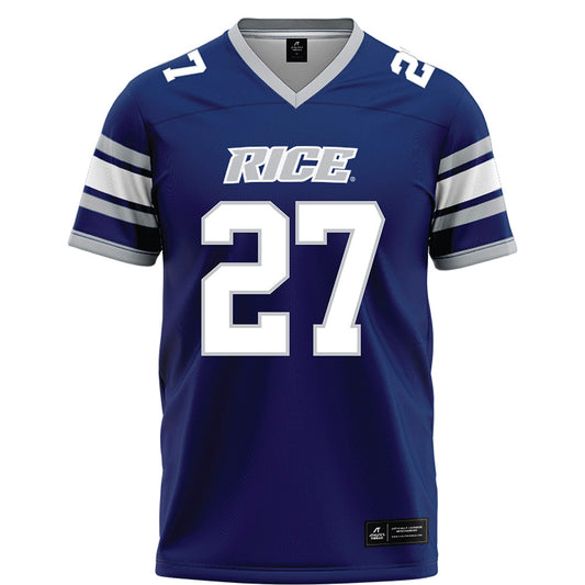 Rice - NCAA Football : Dionne Sims - Blue Football Jersey-0