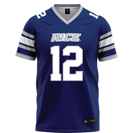 Rice - NCAA Football : Jamir Benjamin - Blue Football Jersey-0