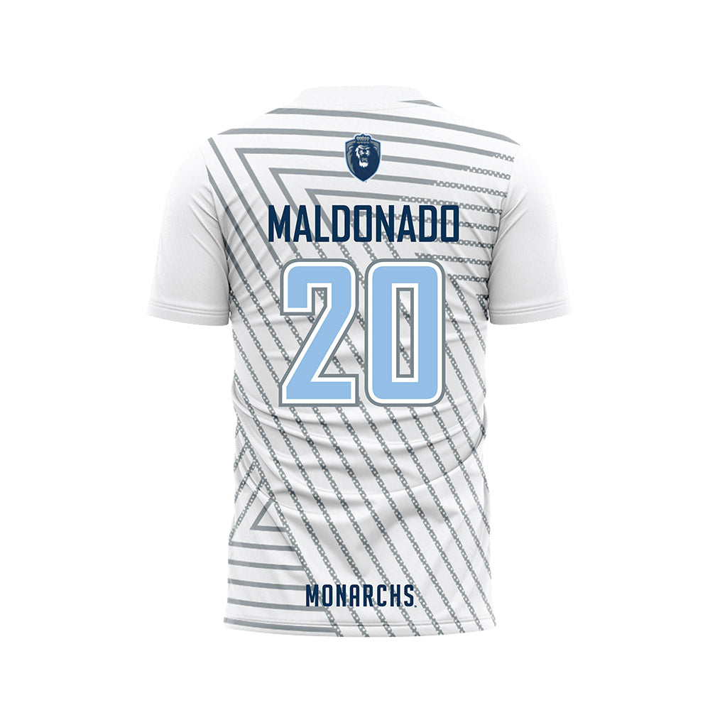 Old Dominion - NCAA Men's Soccer : Alessandro Maldonado - White Soccer Jersey-1