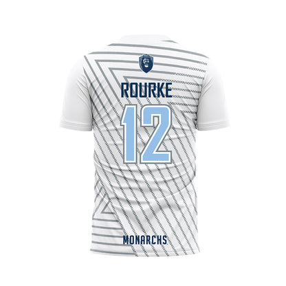 Old Dominion - NCAA Men's Soccer : Lewis Rourke - White Soccer Jersey-1