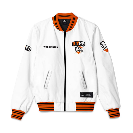 UTPB - NCAA Football : Jarred Washington - Bomber Jacket-0