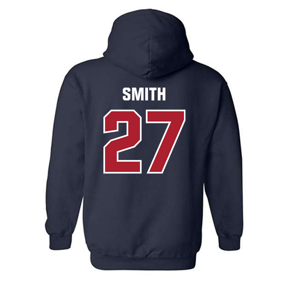 Dallas Baptist - NCAA Baseball : Russ Smith - Classic Shersey Hooded Sweatshirt-1
