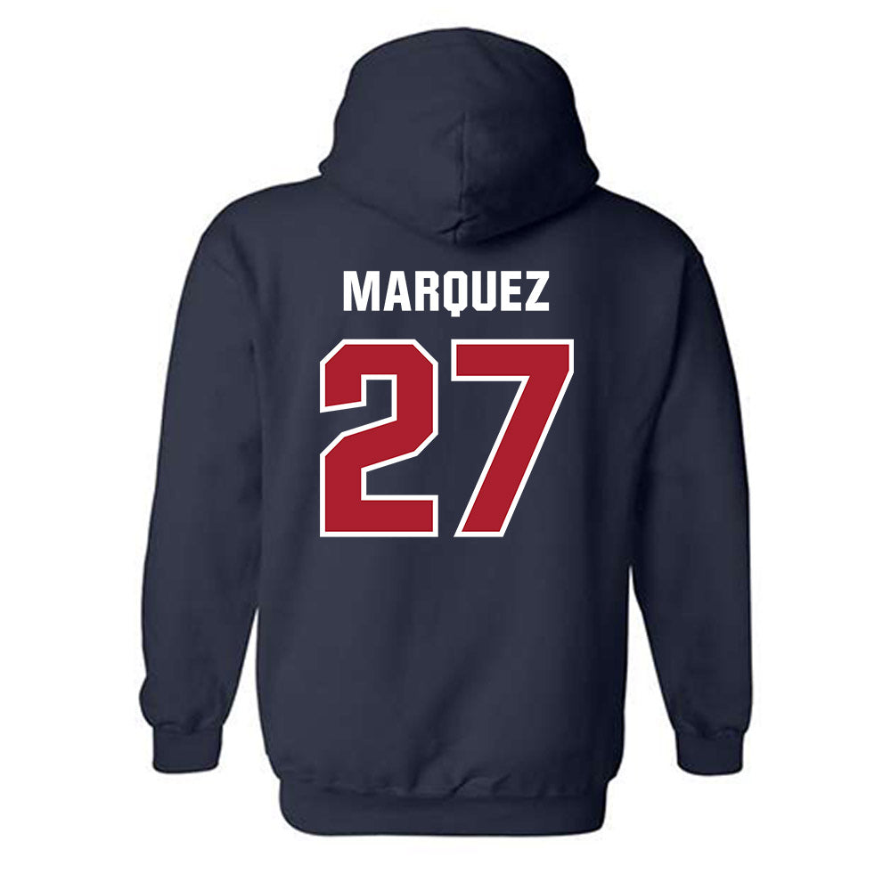 Dallas Baptist - NCAA Women's Bowling : Paul Marquez - Classic Shersey Hooded Sweatshirt-1