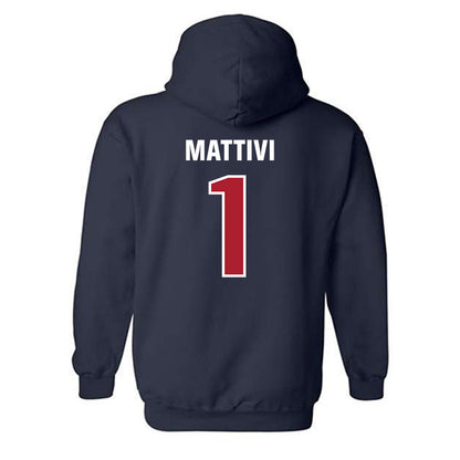 Dallas Baptist - NCAA Men's Soccer : Sean Mattivi - Classic Shersey Hooded Sweatshirt-1