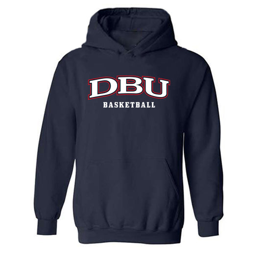 Dallas Baptist - NCAA Men's Basketball : Xavion Brown - Classic Shersey Hooded Sweatshirt-0