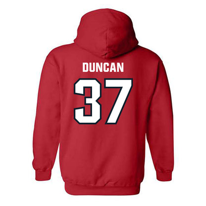 Dallas Baptist - NCAA Baseball : Avery Duncan - Classic Shersey Hooded Sweatshirt-1