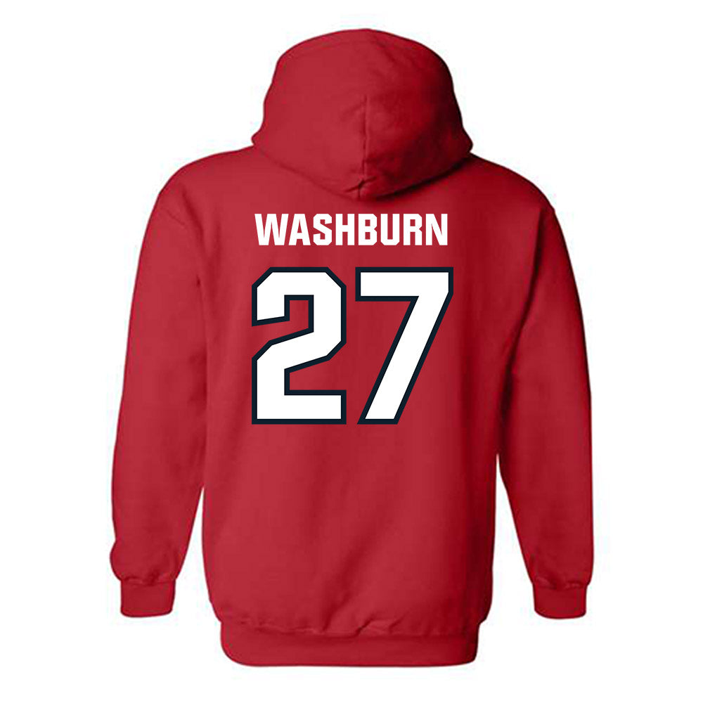 Dallas Baptist - NCAA Women's Soccer : Ashley Washburn - Hooded Sweatshirt-1