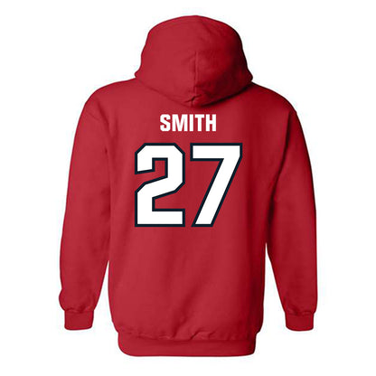 Dallas Baptist - NCAA Baseball : Russ Smith - Classic Shersey Hooded Sweatshirt-1