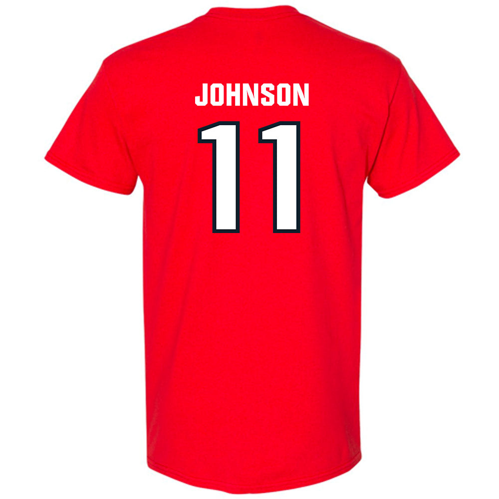 Dallas Baptist - NCAA Men's Ice Hockey : Trevor Johnson - T-Shirt-1