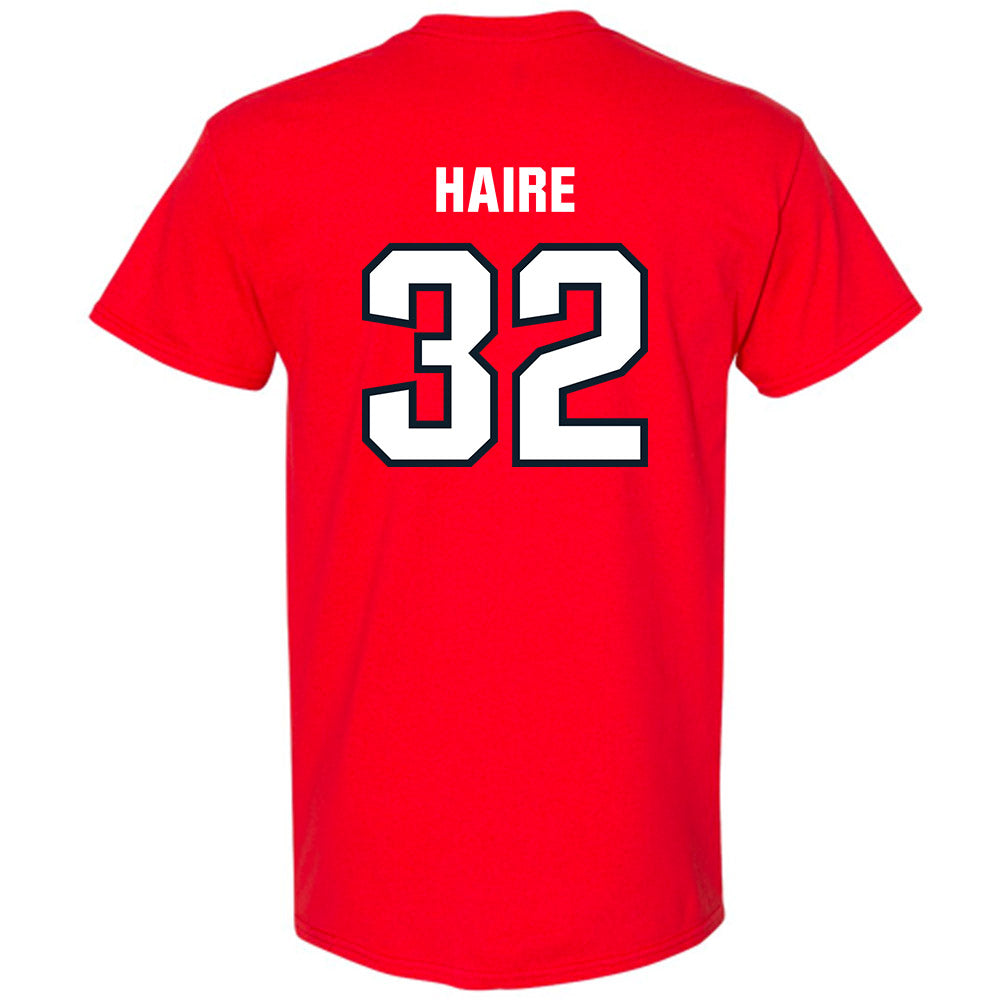 Dallas Baptist - NCAA Men's Basketball : Justin Haire - T-Shirt-1