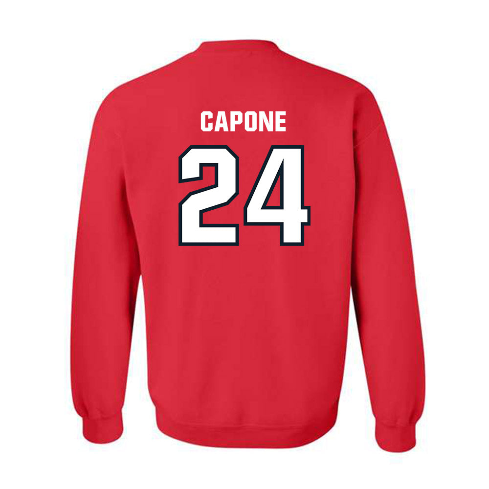 Dallas Baptist - NCAA Men's Tennis : Zach Capone - Crewneck Sweatshirt-1