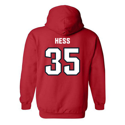 Dallas Baptist - NCAA Baseball : Tate Hess - Classic Shersey Hooded Sweatshirt-1