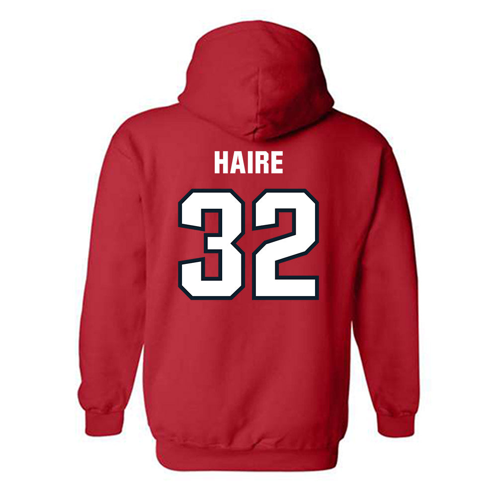 Dallas Baptist - NCAA Men's Basketball : Justin Haire - Hooded Sweatshirt-1