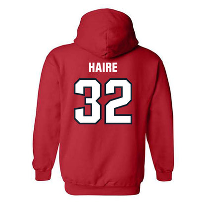Dallas Baptist - NCAA Men's Basketball : Justin Haire - Hooded Sweatshirt-1