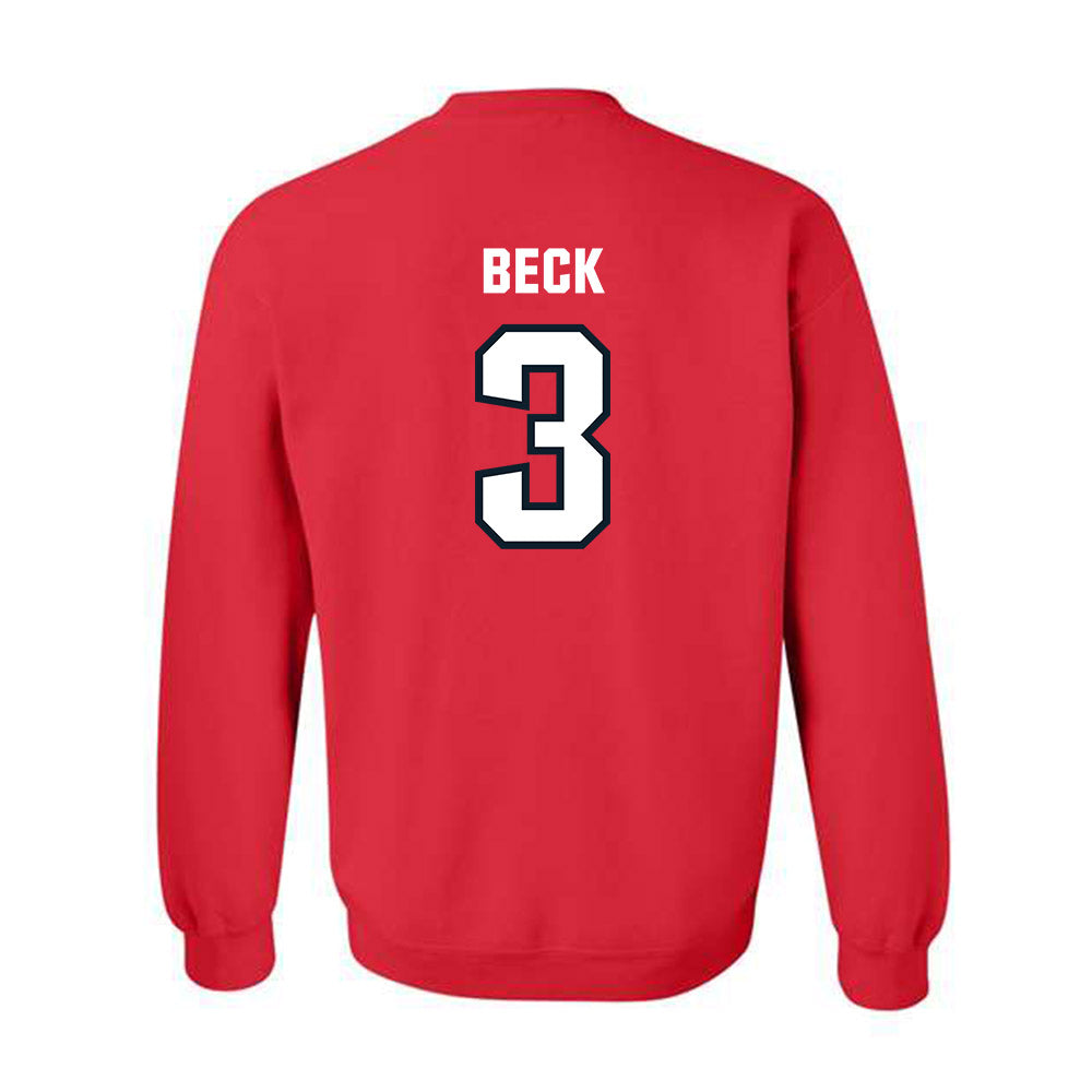 Dallas Baptist - NCAA Men's Soccer : Bryan Beck - Crewneck Sweatshirt-1