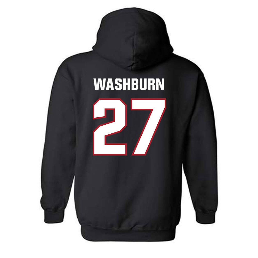 Dallas Baptist - NCAA Women's Soccer : Ashley Washburn - Classic Shersey Hooded Sweatshirt-1