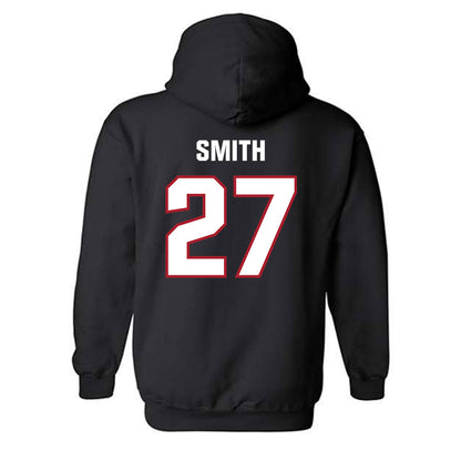 Dallas Baptist - NCAA Baseball : Russ Smith - Classic Shersey Hooded Sweatshirt-1