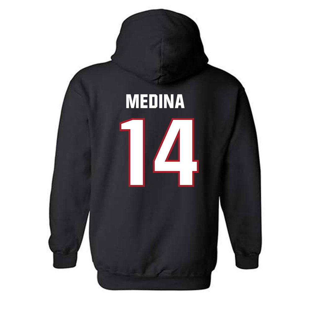 Dallas Baptist - NCAA Women's Soccer : Isabella Medina - Classic Shersey Hooded Sweatshirt-1