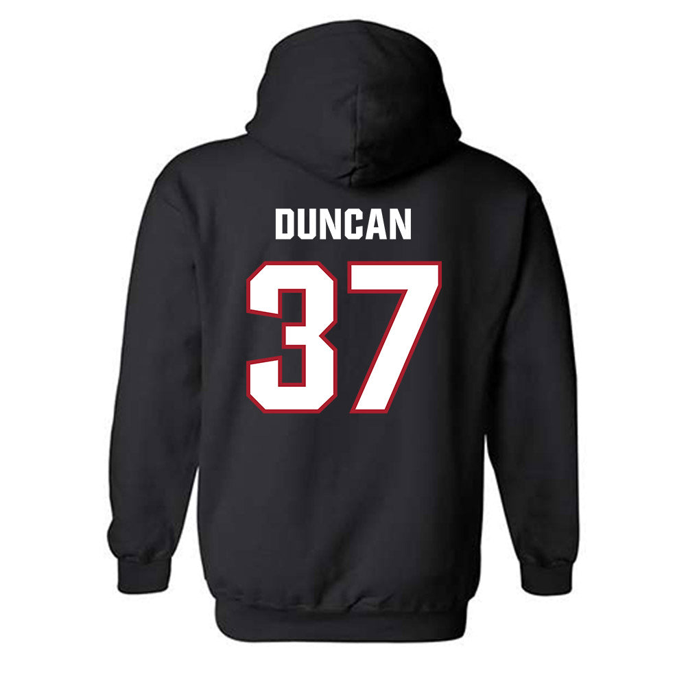 Dallas Baptist - NCAA Baseball : Avery Duncan - Classic Shersey Hooded Sweatshirt-1