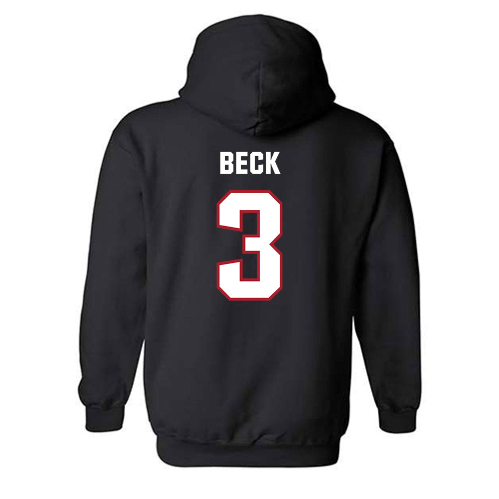 Dallas Baptist - NCAA Men's Soccer : Bryan Beck - Classic Shersey Hooded Sweatshirt-1