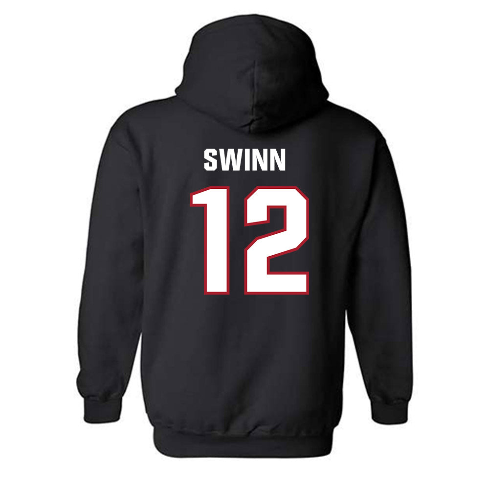 Dallas Baptist - NCAA Women's Volleyball : Ella Swinn - Classic Shersey Hooded Sweatshirt-1