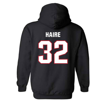 Dallas Baptist - NCAA Men's Basketball : Justin Haire - Classic Shersey Hooded Sweatshirt-1