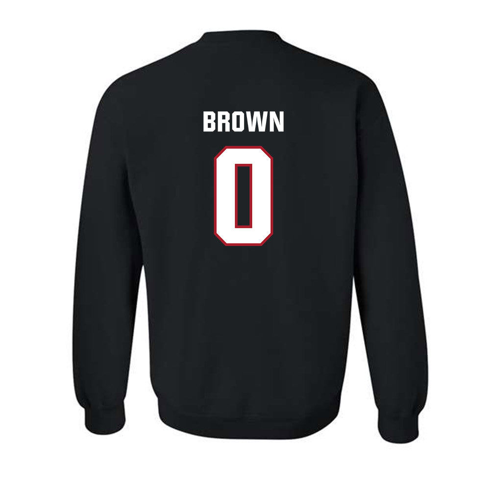 Dallas Baptist - NCAA Men's Basketball : Xavion Brown - Classic Shersey Crewneck Sweatshirt-1