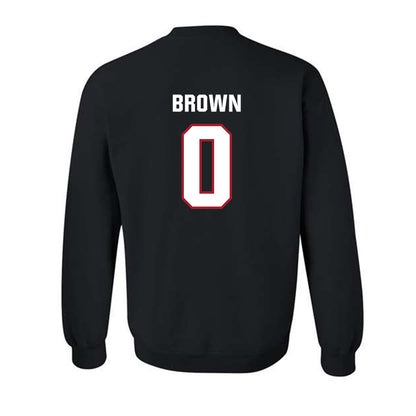 Dallas Baptist - NCAA Men's Basketball : Xavion Brown - Classic Shersey Crewneck Sweatshirt-1