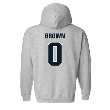 Dallas Baptist - NCAA Men's Basketball : Xavion Brown - Classic Shersey Hooded Sweatshirt-1