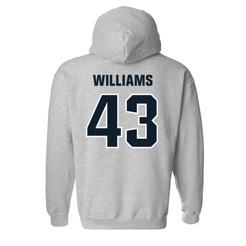 Dallas Baptist - NCAA Baseball : Miles Williams - Classic Shersey Hooded Sweatshirt-1