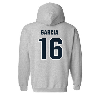 Dallas Baptist - NCAA Men's Ice Hockey : Arturo Garcia - Classic Shersey Hooded Sweatshirt-1