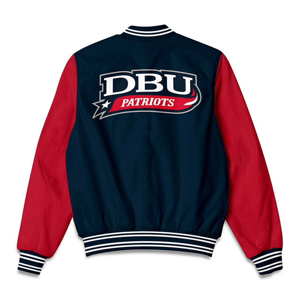 Dallas Baptist - NCAA Baseball : Blake Martinez - Bomber Jacket-1
