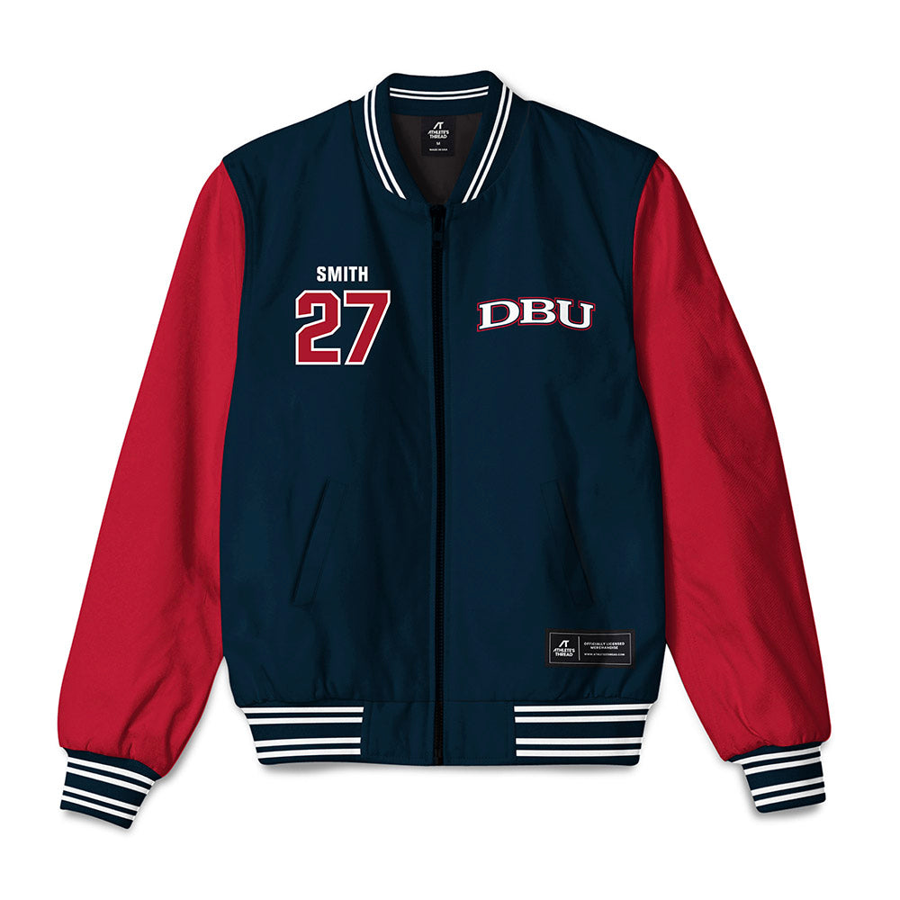 Dallas Baptist - NCAA Baseball : Russ Smith - Bomber Jacket-0