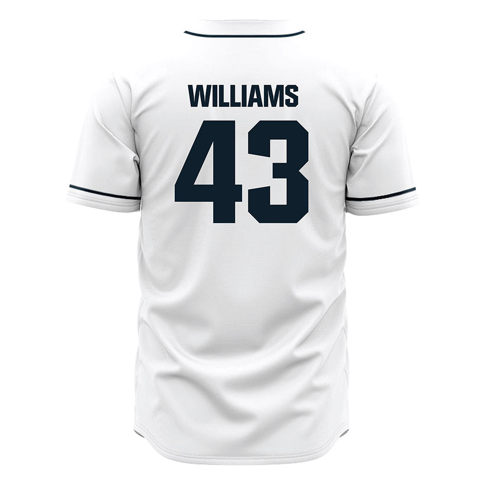 Dallas Baptist - NCAA Baseball : Miles Williams - White Jersey-1