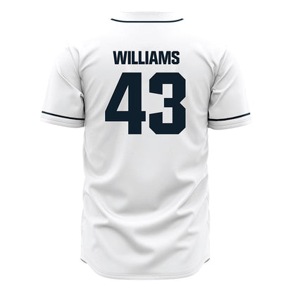 Dallas Baptist - NCAA Baseball : Miles Williams - White Jersey-1