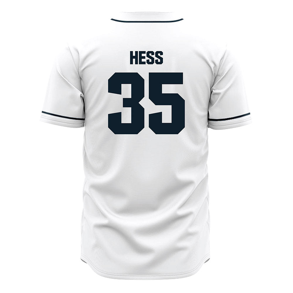 Dallas Baptist - NCAA Baseball : Tate Hess - White Jersey-1