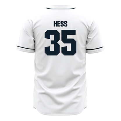 Dallas Baptist - NCAA Baseball : Tate Hess - White Jersey-1