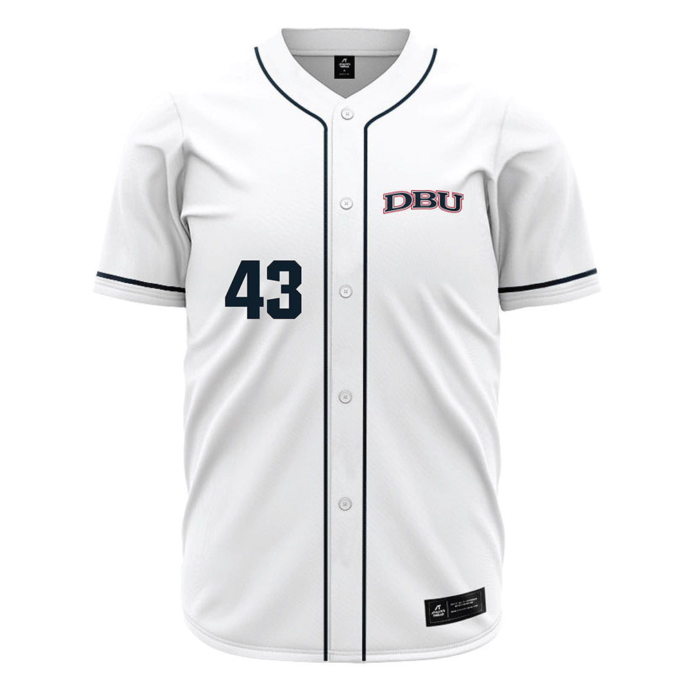 Dallas Baptist - NCAA Baseball : Miles Williams - White Jersey-0
