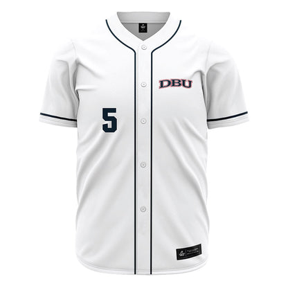 Dallas Baptist - NCAA Baseball : Jayden Blalack - White Jersey-0