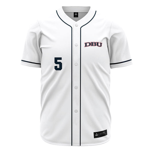 Dallas Baptist - NCAA Baseball : Jayden Blalack - White Jersey-0