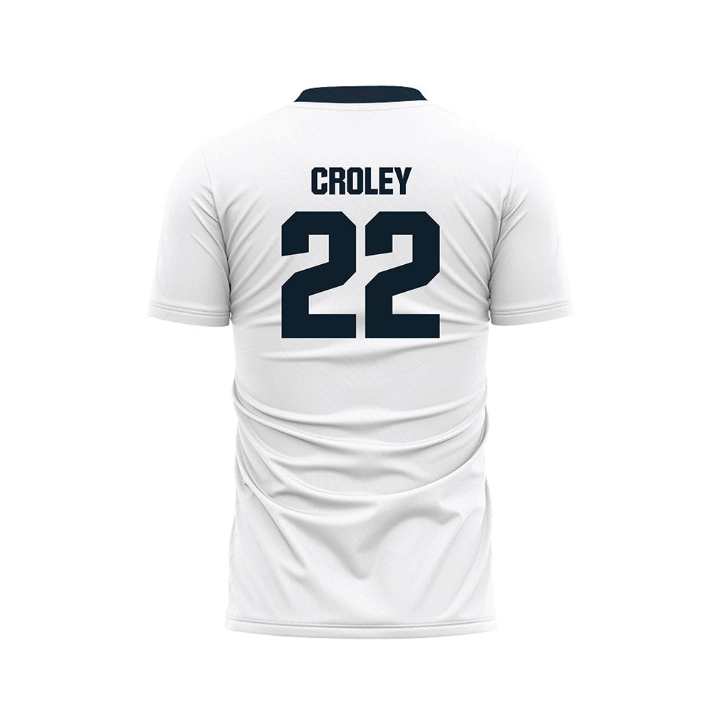 Dallas Baptist - NCAA Women's Soccer : Emma Croley - White Soccer Jersey-1