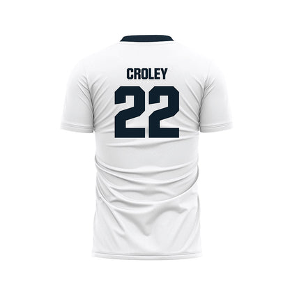Dallas Baptist - NCAA Women's Soccer : Emma Croley - White Soccer Jersey-1