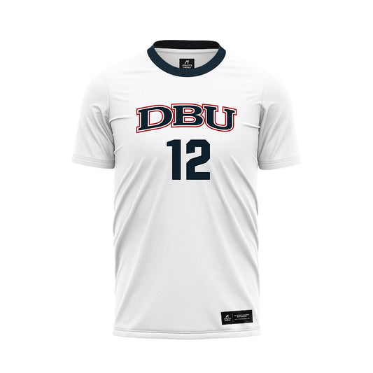 Dallas Baptist - NCAA Women's Soccer : Hannah Montoya - White Soccer Jersey-0
