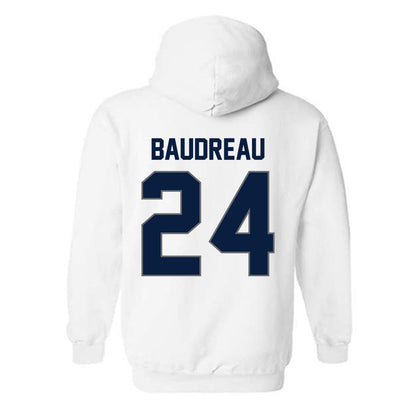 Nevada - NCAA Men's Basketball : Christopher Baudreau - Classic Shersey Hooded Sweatshirt-1