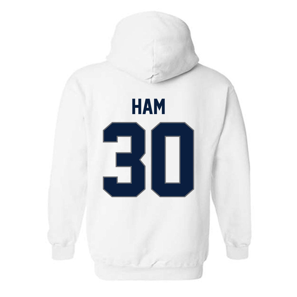 Nevada - NCAA Baseball : Billy Ham - Classic Shersey Hooded Sweatshirt-1