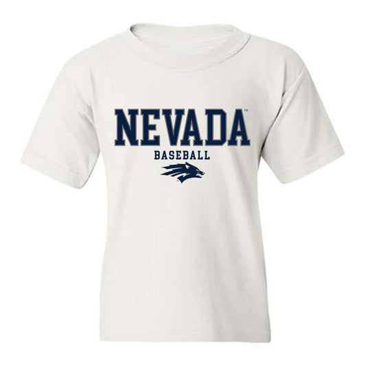 Nevada - NCAA Baseball : Nikolas Miller - Classic Shersey Youth T-Shirt-0