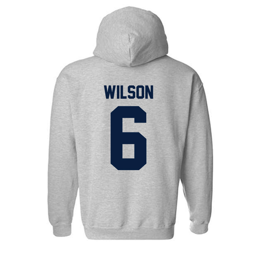 Nevada - NCAA Football : Cooper Wilson - Classic Shersey Hooded Sweatshirt-1