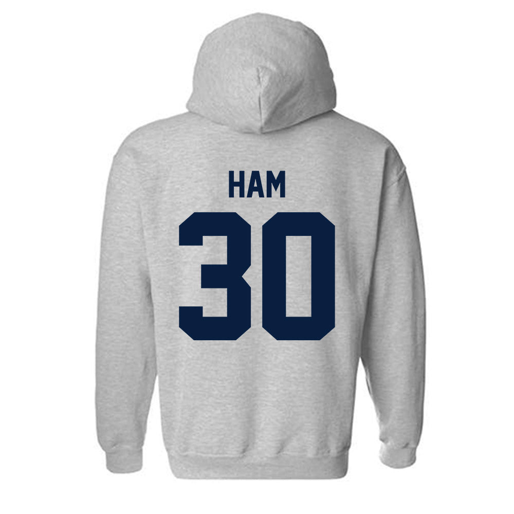 Nevada - NCAA Baseball : Billy Ham - Classic Shersey Hooded Sweatshirt-1